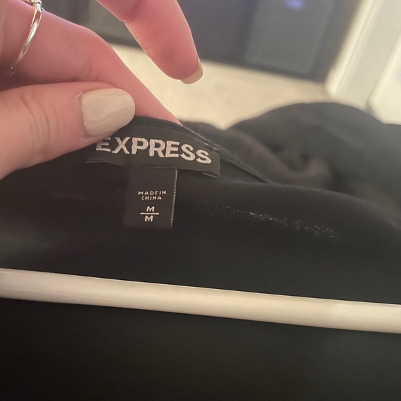 Express Jewel tank top. Black & Silver. Medium. - Picture 3 of 4